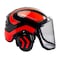 Pfanner Vented Safety Helmet, PROTOS, Black & Neon Red PROTOS-BHVR - alternate 1